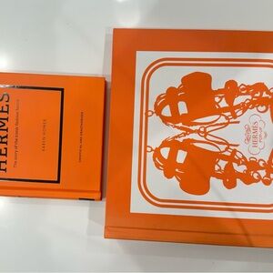 Hermes Orange Coffee Table Books